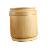 Maxbell Handmade Tea Box Bamboo Storage Box Tea Canister Lid Kitchen Storage Jars S - Aladdin Shoppers