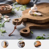 Maxbell Wooden Fruit Tray Food Server Pallet Cutting Board Dinner Plates Pizza Pan E - Aladdin Shoppers