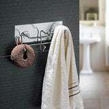 Wall/Door Mounted Coat Racks, Towel Hooks - Stainless Steel - Self Adhesive