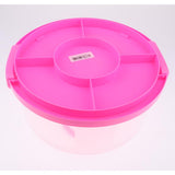 Maxbell Portable Cake Carrier Plastic Cupcake Container Muffin Packing Box Pink