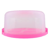 Maxbell Portable Cake Carrier Plastic Cupcake Container Muffin Packing Box Pink