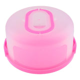 Maxbell Portable Cake Carrier Plastic Cupcake Container Muffin Packing Box Pink