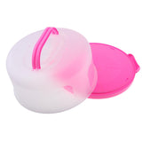 Maxbell Portable Cake Carrier Plastic Cupcake Container Muffin Packing Box Pink