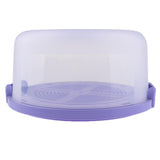 Maxbell Portable Cake Carrier Plastic Cupcake Container Muffin Packing Box Purple