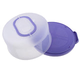 Maxbell Portable Cake Carrier Plastic Cupcake Container Muffin Packing Box Purple