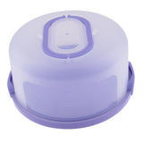 Maxbell Portable Cake Carrier Plastic Cupcake Container Muffin Packing Box Purple