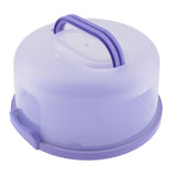 Maxbell Portable Cake Carrier Plastic Cupcake Container Muffin Packing Box Purple