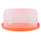 Maxbell Portable Cake Carrier Plastic Cupcake Container Muffin Packing Box Oragne