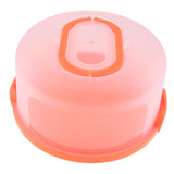 Maxbell Portable Cake Carrier Plastic Cupcake Container Muffin Packing Box Oragne
