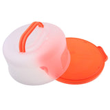 Maxbell Portable Cake Carrier Plastic Cupcake Container Muffin Packing Box Oragne