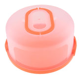 Maxbell Portable Cake Carrier Plastic Cupcake Container Muffin Packing Box Oragne
