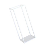 Maxbell Home Decor Rectangular Display Stand for Plants Art Crafts White 27cm - Aladdin Shoppers