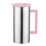 Maxbell  Stainless Steel Water Pitcher Juice Jar Beverage Serving Jugs Pink