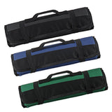 Maxbell 22 Pocket Chef Roll Bag Cutter Roll Carry Bag Storage Pouch Organizer Blue