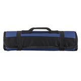 Maxbell 22 Pocket Chef Roll Bag Cutter Roll Carry Bag Storage Pouch Organizer Blue