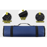 Maxbell 22 Pocket Chef Roll Bag Cutter Roll Carry Bag Storage Pouch Organizer Blue