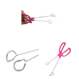 Maxbell Stainless Steel Catering Serving Tongs Food Serving Salad Cake Bread Tongs