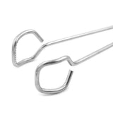 Maxbell Stainless Steel Catering Serving Tongs Food Serving Salad Cake Bread Tongs