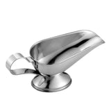 Maxbell Stainless Steel Gravy Boats, Sauce Boats, Dressing Pouring Boats Silver 1oz