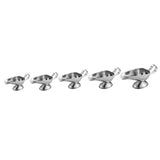 Maxbell Stainless Steel Gravy Boats, Sauce Boats, Dressing Pouring Boats Silver 1oz