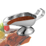 Maxbell Stainless Steel Gravy Boats, Sauce Boats, Dressing Pouring Boats Silver 1oz
