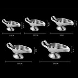 Maxbell Stainless Steel Gravy Boats, Sauce Boats, Dressing Pouring Boats Silver 1oz