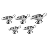 Maxbell Stainless Steel Gravy Boats, Sauce Boats, Dressing Pouring Boats Silver 1oz