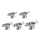 Maxbell Stainless Steel Gravy Boats, Sauce Boats, Dressing Pouring Boats Silver 1oz