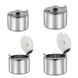 Maxbell Stainless Steel Spice jar Condiment Seasoning Pot Sugar Bowls Box 200ml