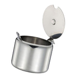 Maxbell Kitchen Stainless Steel Spice Jar Condiment Pots Seasoning Can + Spoon 200ml