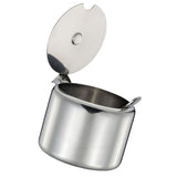 Maxbell Kitchen Stainless Steel Spice Jar Condiment Pots Seasoning Can + Spoon 200ml