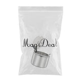 Maxbell Kitchen Stainless Steel Spice Jar Condiment Pots Seasoning Can + Spoon 200ml