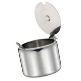 Maxbell Kitchen Stainless Steel Spice Jar Condiment Pots Seasoning Can + Spoon 200ml