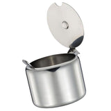 Maxbell Kitchen Stainless Steel Spice Jar Condiment Pots Seasoning Can + Spoon 285ml