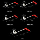 Maxbell Stainless Steel Soup Spoon Ladle Long Handle Kitchen Cooking Utensils 50ml