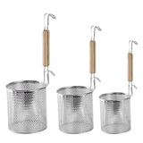 Maxbell Kitchen Pasta Noodle Strainer, Stainless Steel, Deep Fry Basket 12cm