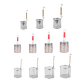 Maxbell Kitchen Pasta Noodle Strainer, Stainless Steel, Deep Fry Basket 12cm