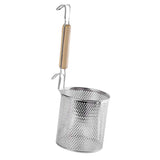 Maxbell Kitchen Pasta Noodle Strainer, Stainless Steel, Deep Fry Basket 16cm
