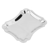 Max Stainless Steel Towel Tray Storage Dish Plate Tea Fruit Trays A Small