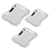 Max Stainless Steel Towel Tray Storage Dish Plate Tea Fruit Trays A Small