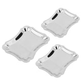Max Stainless Steel Towel Tray Storage Dish Plate Tea Fruit Trays A Small