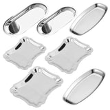 Max Stainless Steel Towel Tray Storage Dish Plate Tea Fruit Trays A Small