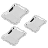 Max Stainless Steel Towel Tray Storage Dish Plate Tea Fruit Trays A Small