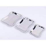 Max Stainless Steel Towel Tray Storage Dish Plate Tea Fruit Trays A Small