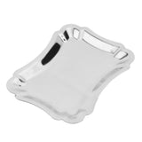 Max Stainless Steel Towel Tray Storage Dish Plate Tea Fruit Trays A Small