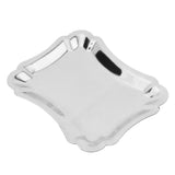 Max Stainless Steel Towel Tray Storage Dish Plate Tea Fruit Trays A Medium