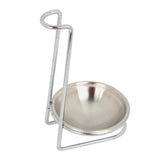 Maxbell  Stainless Steel Double Ladle Holder Cooking Utensils Stand Spoon Rest A