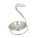 Maxbell  Stainless Steel Double Ladle Holder Cooking Utensils Stand Spoon Rest B