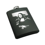 Maxbell 8oz Portable Stainless Steel Flagon Camping Mug Outdoor Cup Flask Mona Lisa
