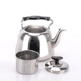 Maxbell Stainless Steel Whistling Kettle Teakettle Fast Boil Teapot with Infuser 2L